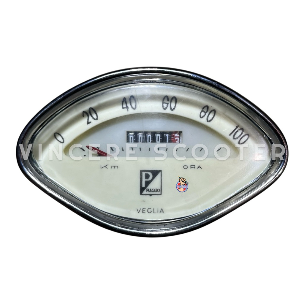 Speedometer Oval P/ 100 Vespa VBB VBA Sprint S GL SS180 Super