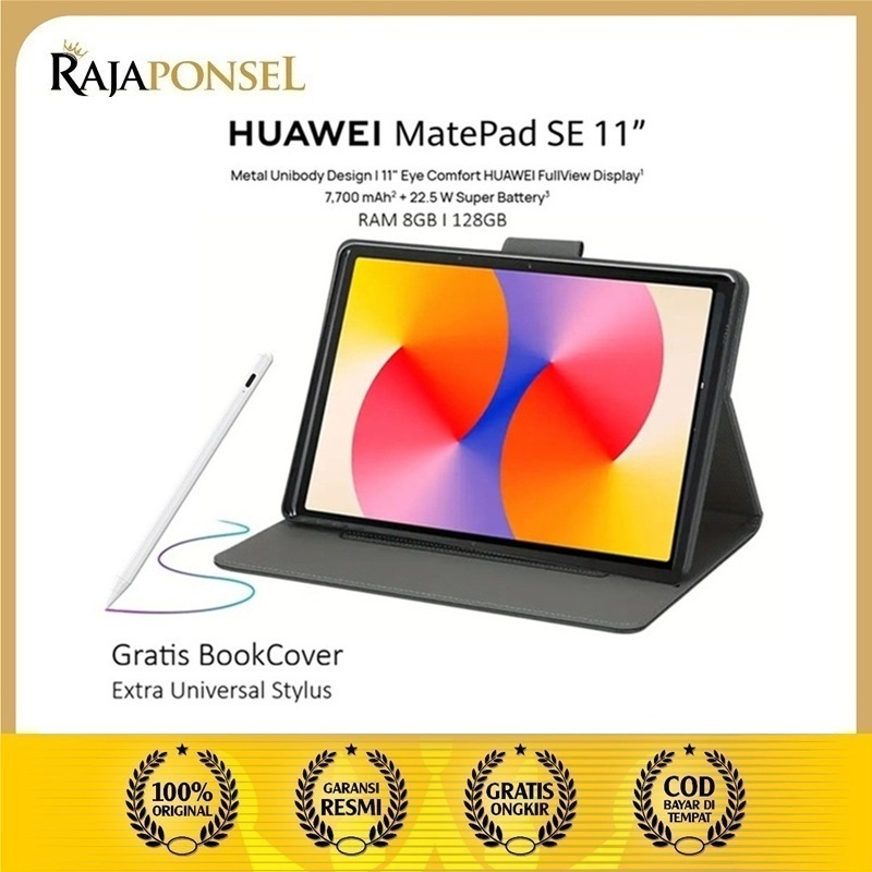 Huawei MatePad SE 11" Tablet RAM 8/128GB 2K Eye Comfort Display 7700mAh