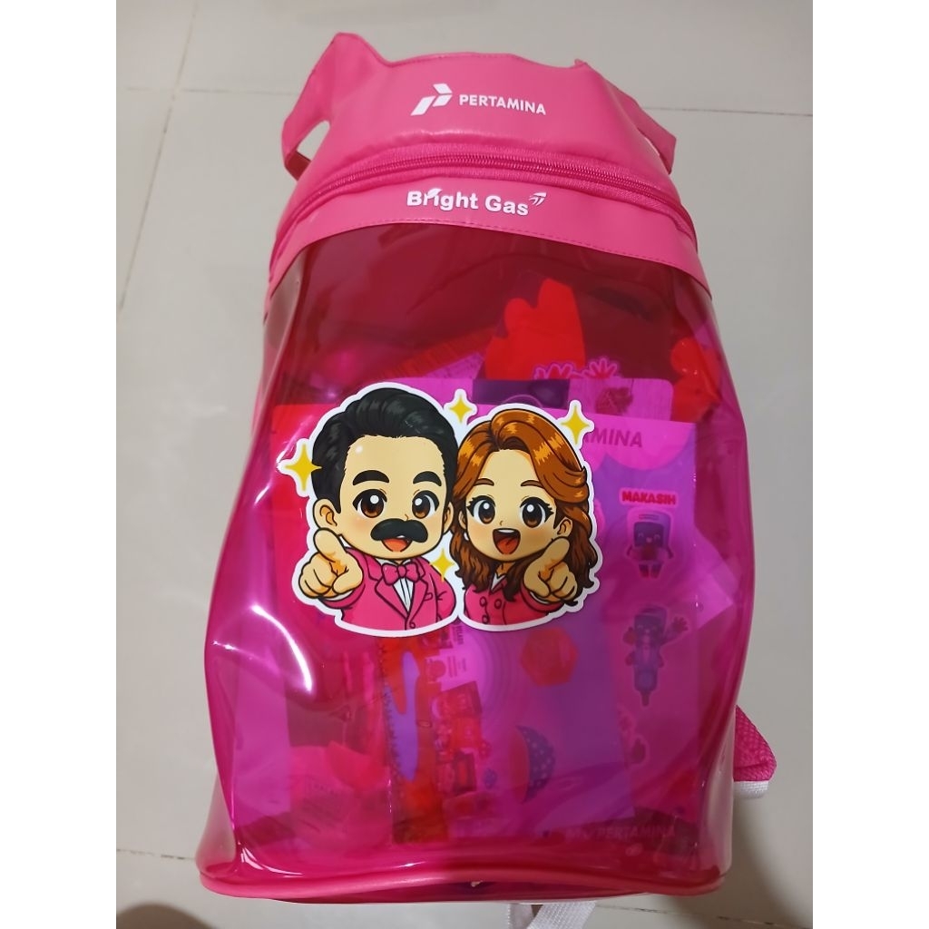 tas tabung gas pink prj