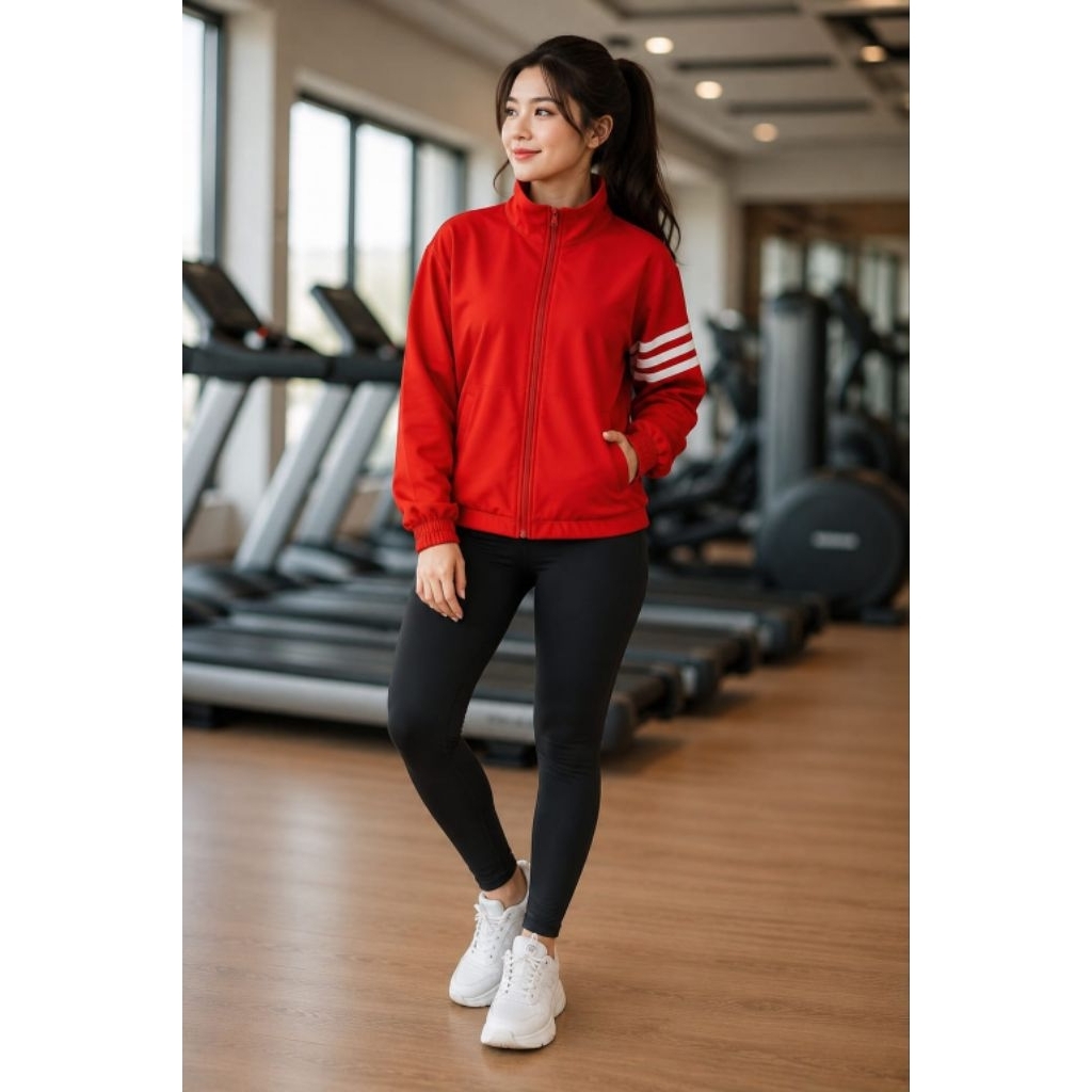 Jaket Crop Parasut Wanita Olahraga Jaket Crop Parasut Olahraga Joging Jaket Crop Parasut Olahraga Wa