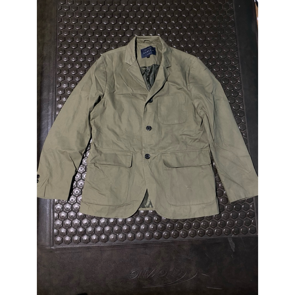 BLAZER JAS HIJAU ARMY BESLOW MEWAH BRANDED