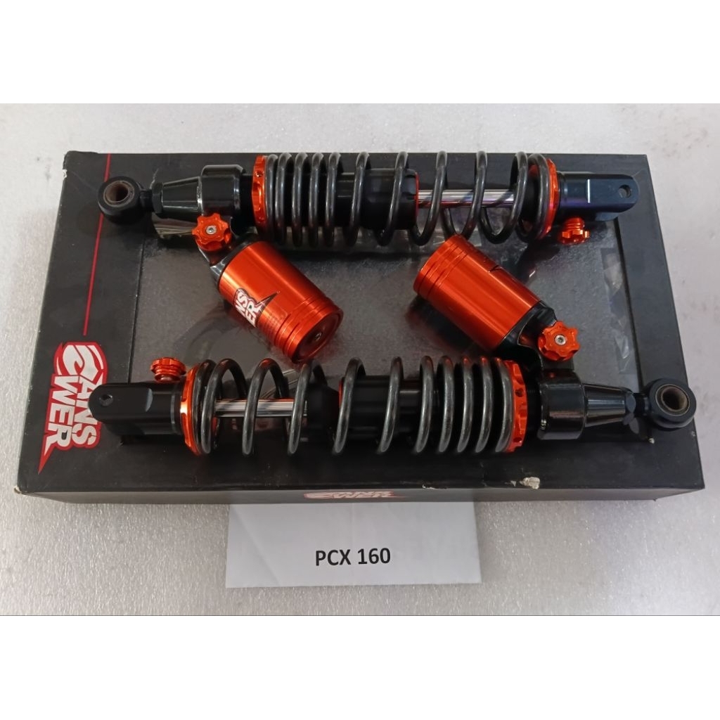 Shock Braker Honda PCX 160 answer, Shock belakang PCX 160 Original Answer Orange/hitam