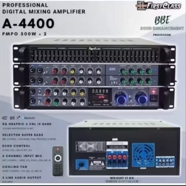 MIXER AMPLIFIER PROSESSIONAL FIRSTCLASS FC-A4400/FCA4400