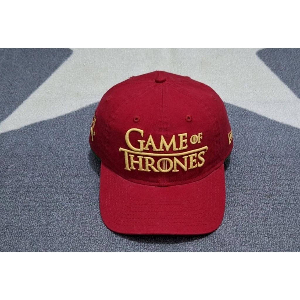 topi bekas original new era game of thrones merah