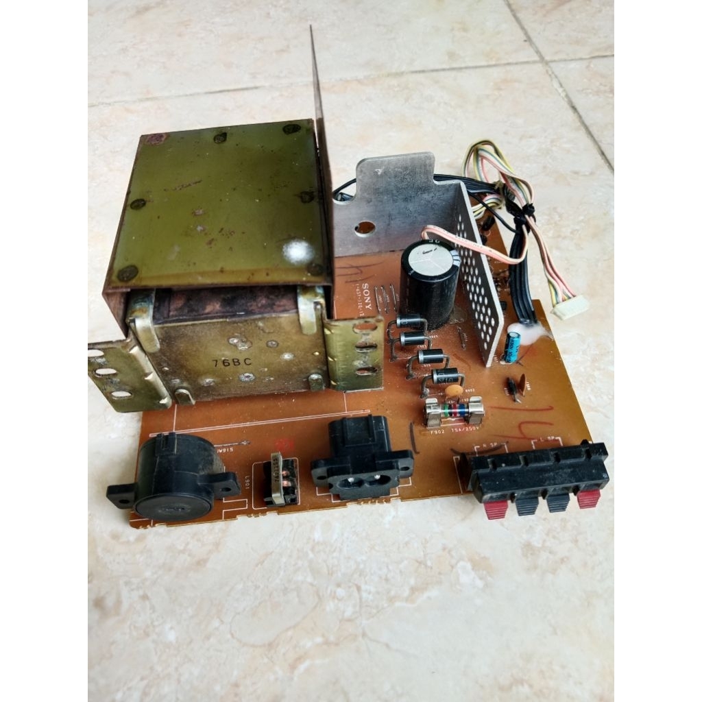 MESIN POWER AMPLI + TRAFO SONY CFS KW300S COPOTAN