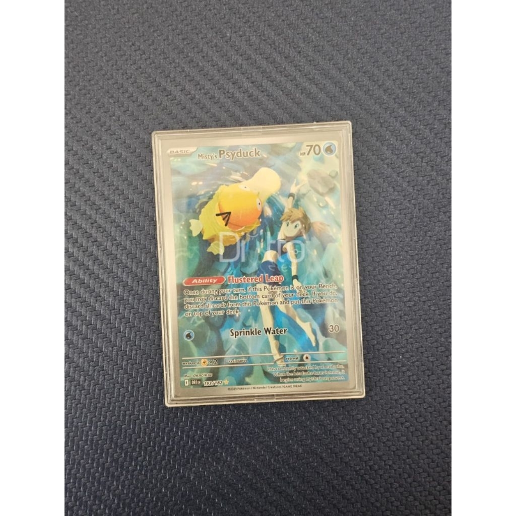 Misty's Psyduck AR #193 versi inggris English dari Destined Rivals pokemon kartu koleksi