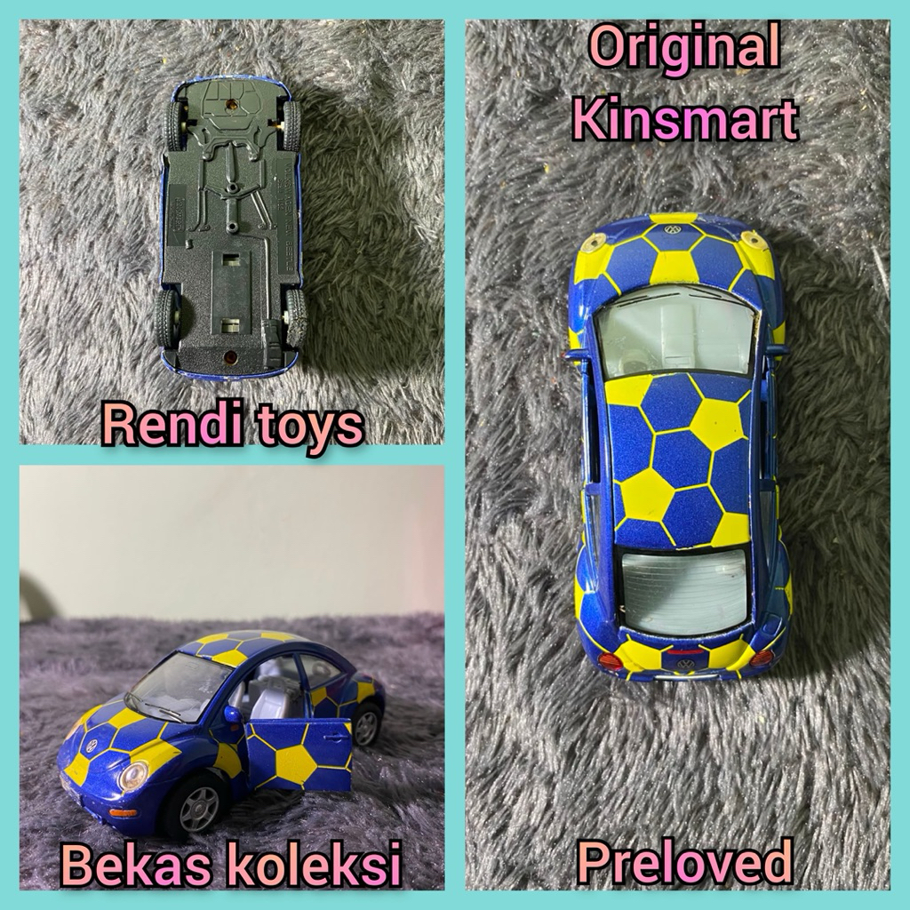 Kinsmart Volkswagen New Beetle Original Bekas Koleksi