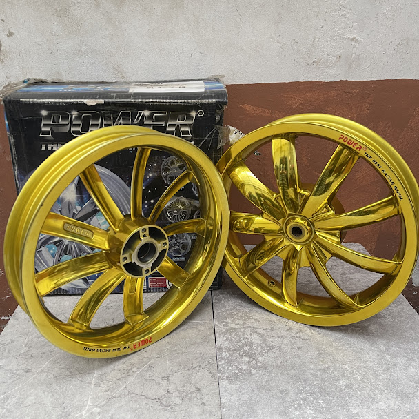 Velg Racing Power Blade Mio Sporty Mio Smile Mio Soul Mio 115 215 250 R14 Gold