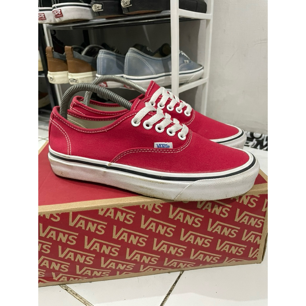 Vans Authentic Anaheim 44DX Red Chilli Size 40