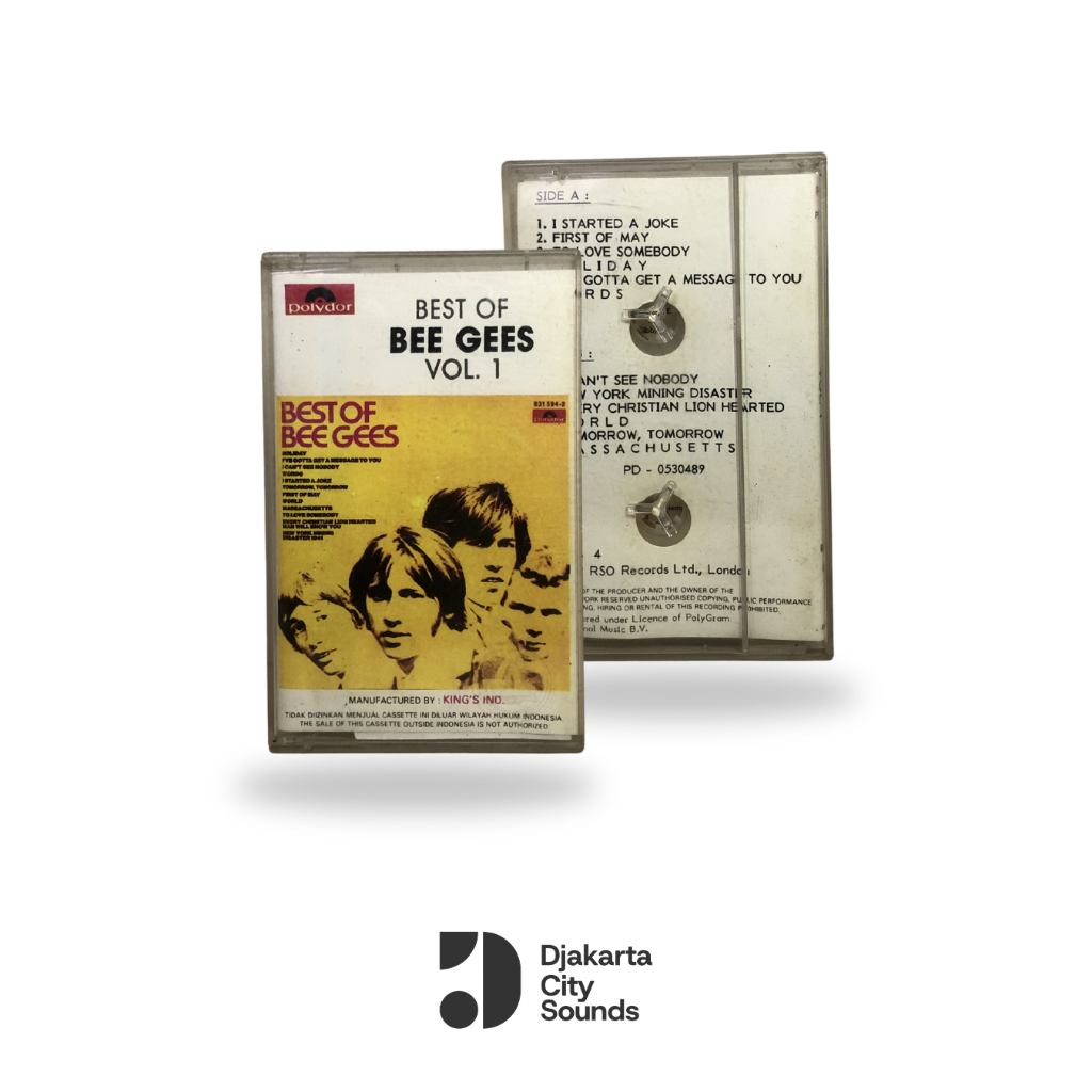 Kaset Pita Bee Gees - Best Of Bee Gees Volume 1