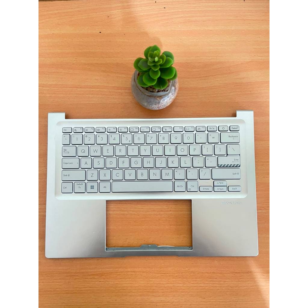 Casing Frame keyboard Asus Vivobook 14 OLED X1403 Silver
