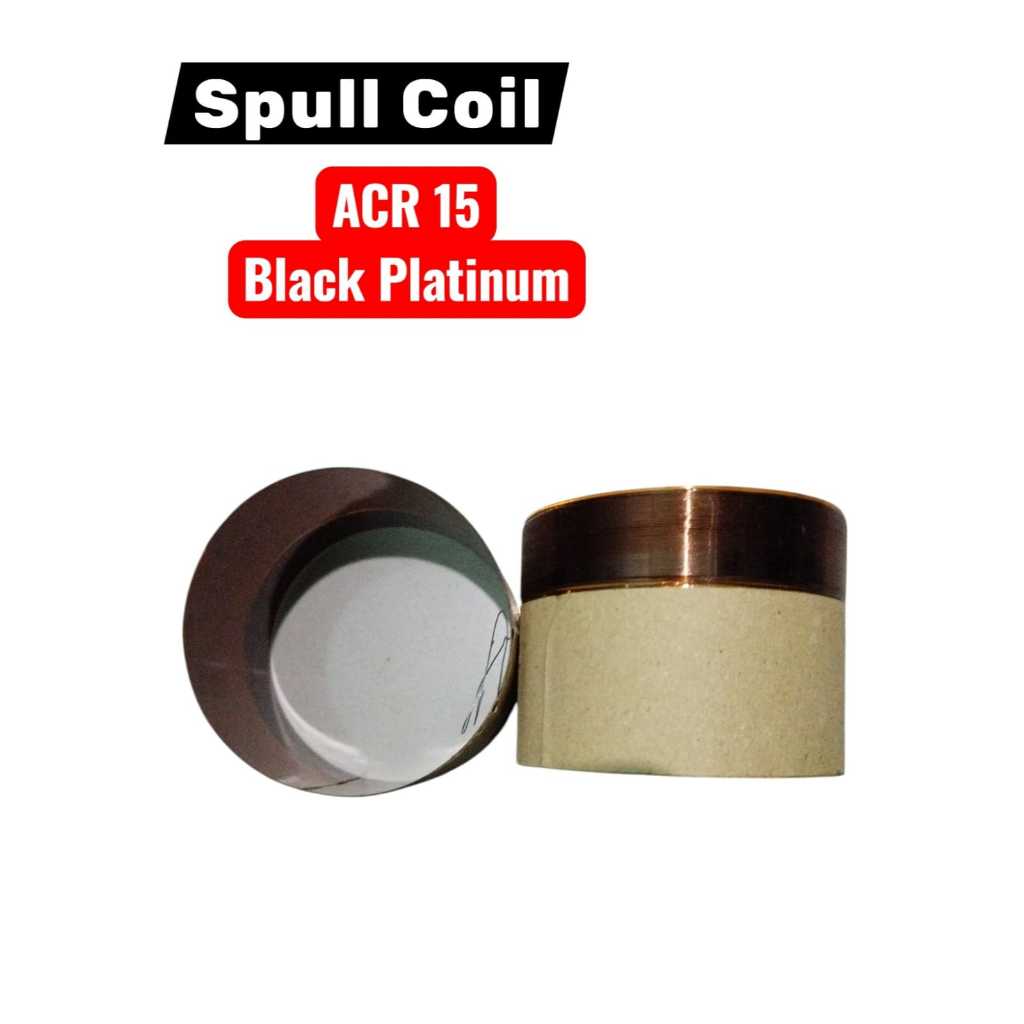 Spull Coil Speaker ACR 15 Inch Black Platinum