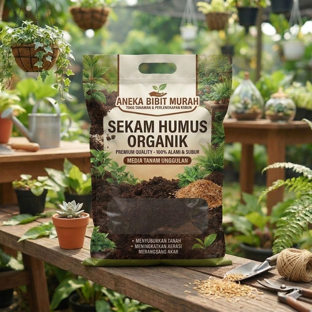 SEKAM HUMUS AKAR BAMBU PLASTIK 5KG(bukan berat)