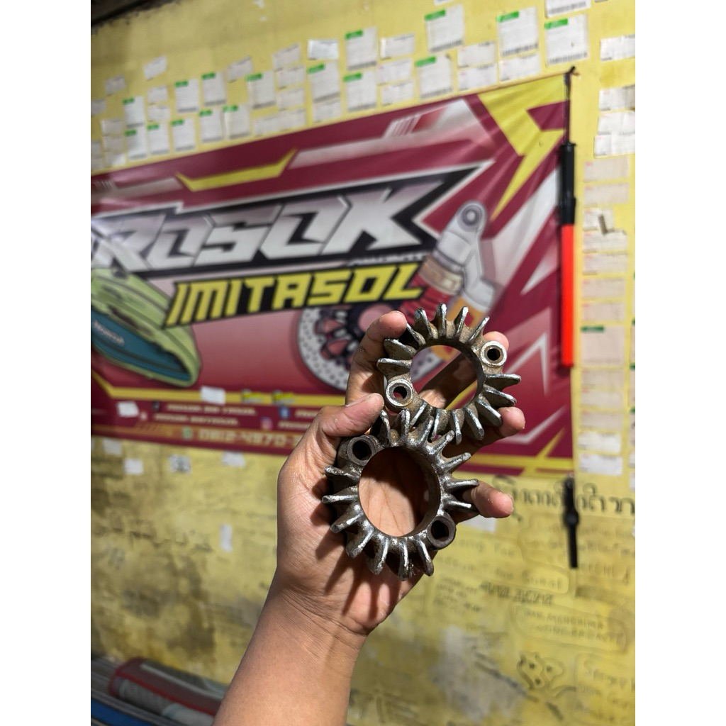 blimbing clam klem knalpot cb100 cb125 original cepotan montor