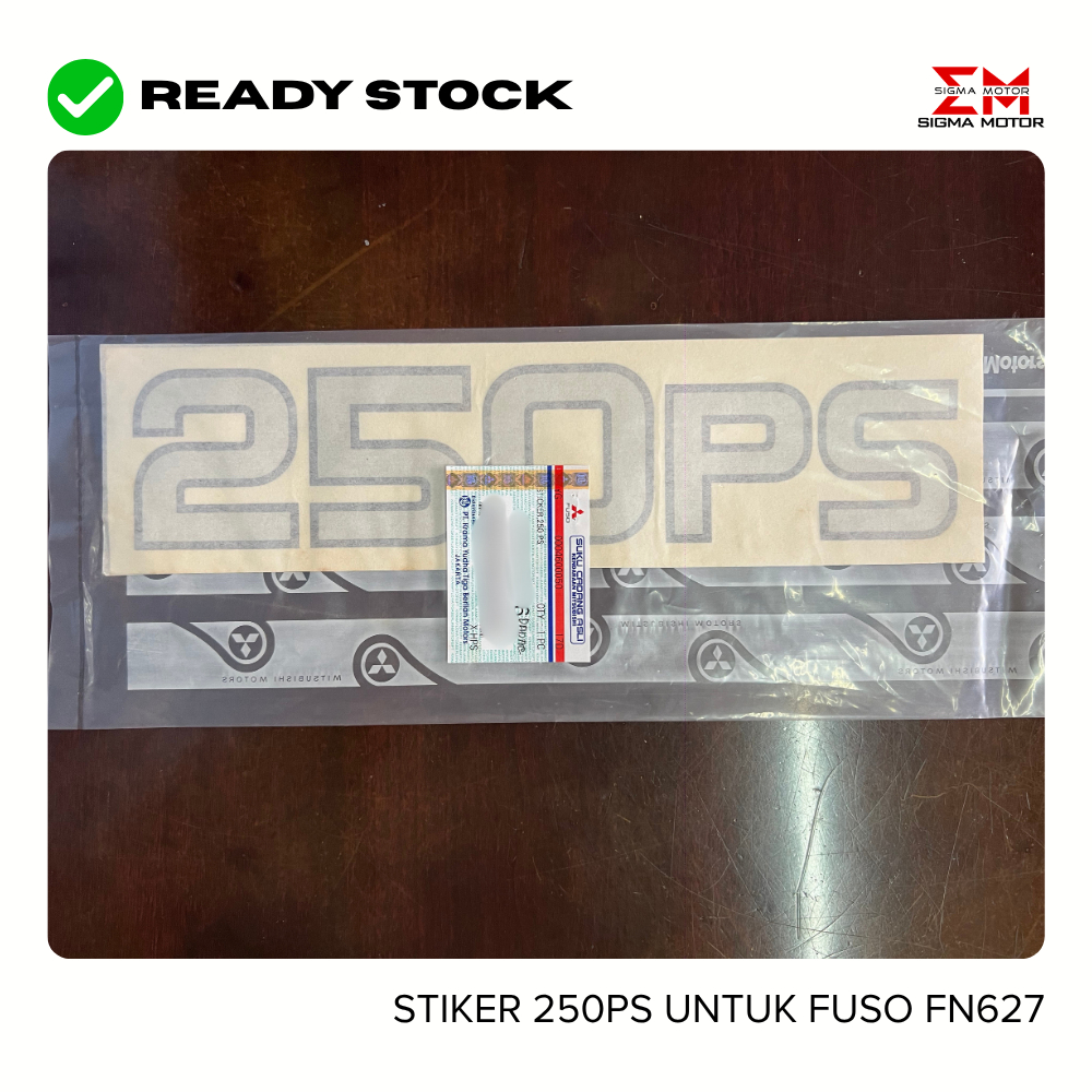 Stiker '250PS' Untuk Fuso FN627