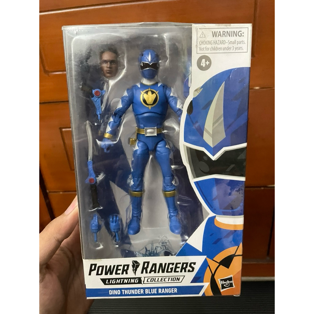 lightning collection power rangers dino thunder blue ranger hasbro