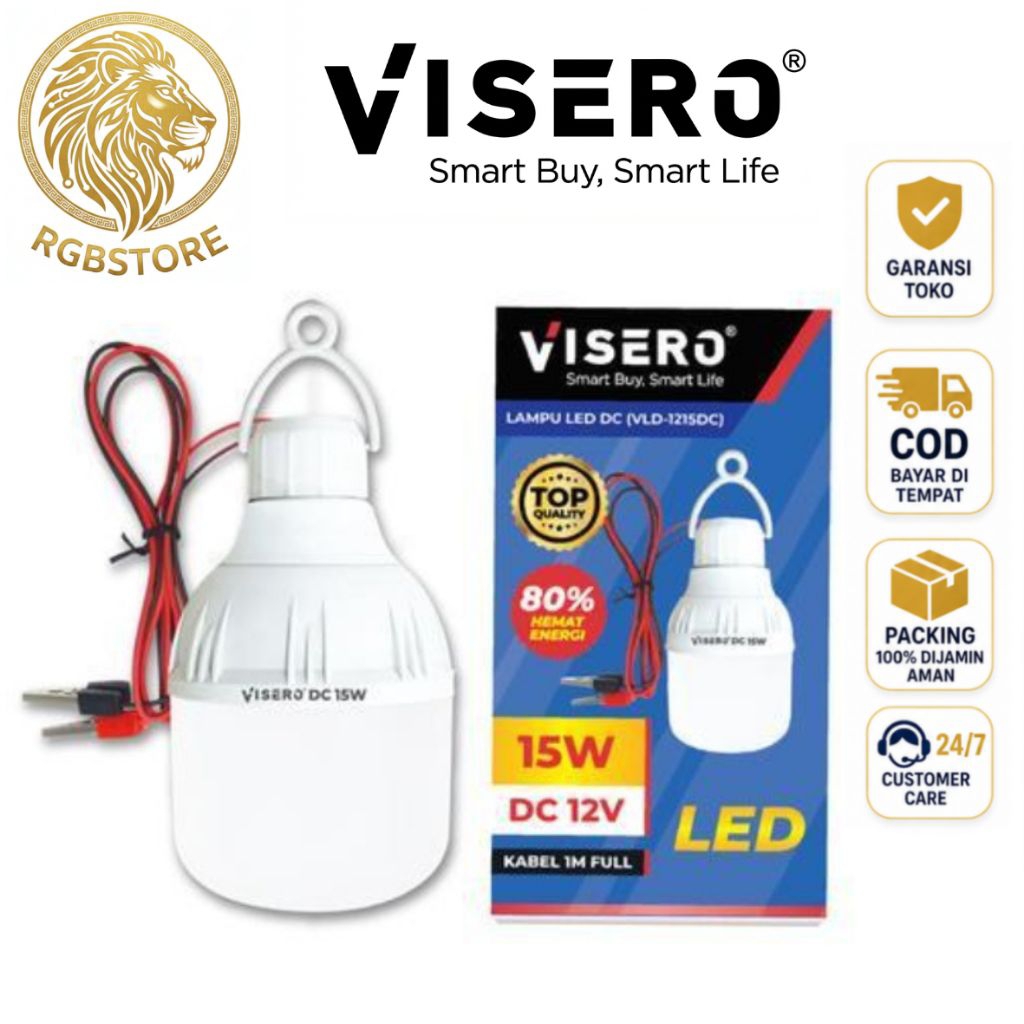 Lampu DC 12V Visero 15 Watt