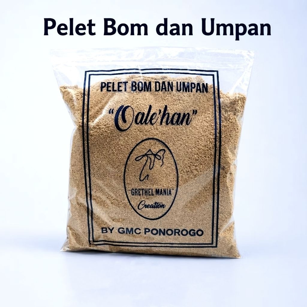 UMPAN PELET BOM OLEHAN GMC IKAN NILA MAS TOMRO PATIN