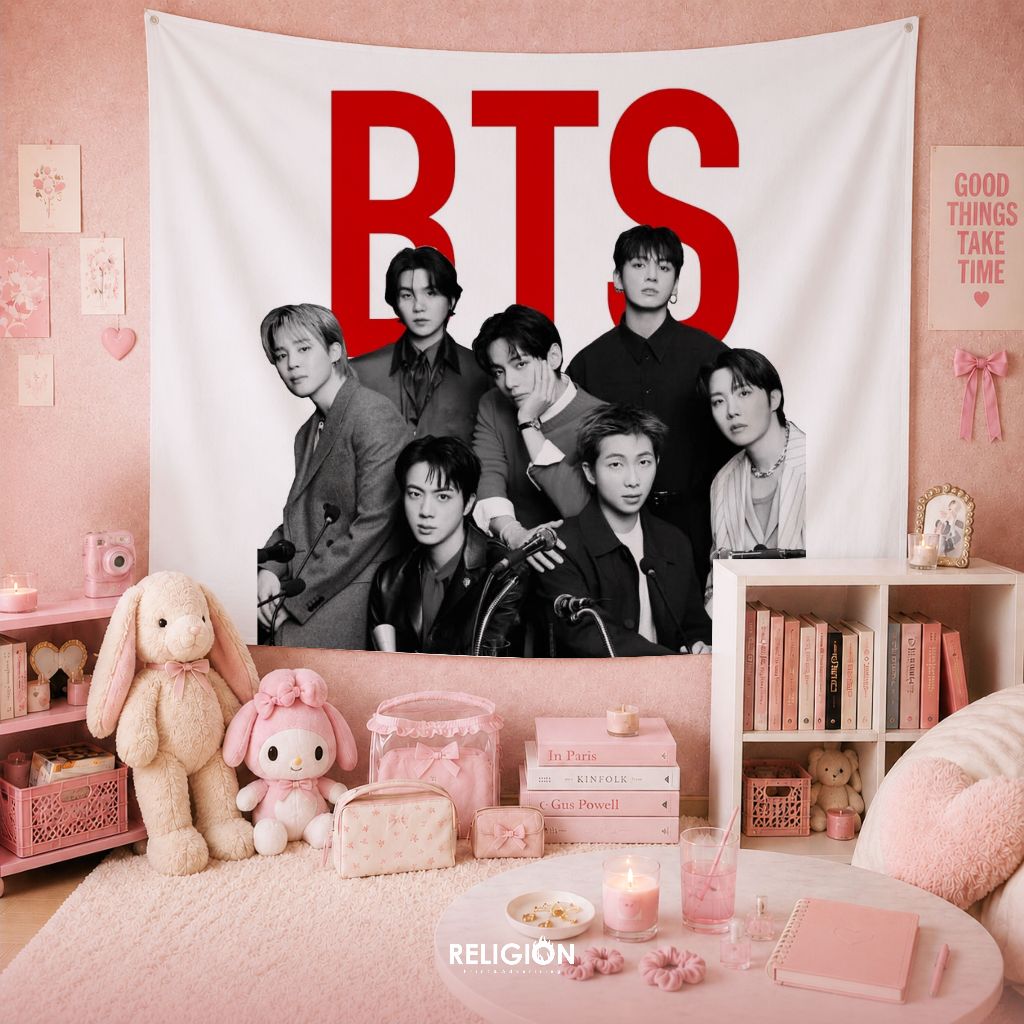 POSTER KAIN BTS WALL DECOR WALLFLAG MERCHANDISE BTS  AESTHETIC