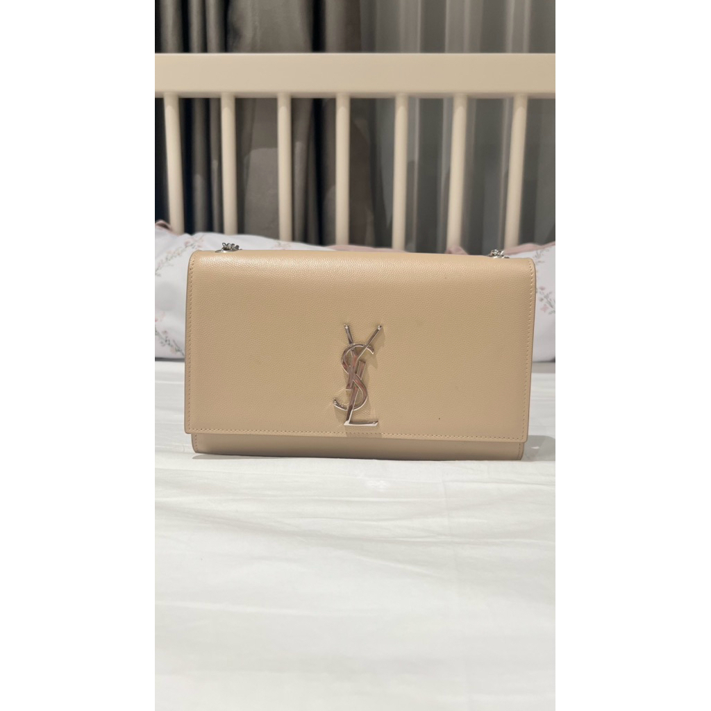 Preloved - YSL Kate Medium Bag warna beige