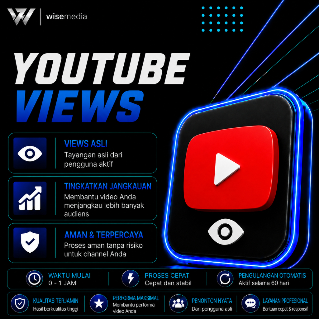 YouTube Views | Tambah View YouTube | Jasa View YouTube | Views Video YouTube