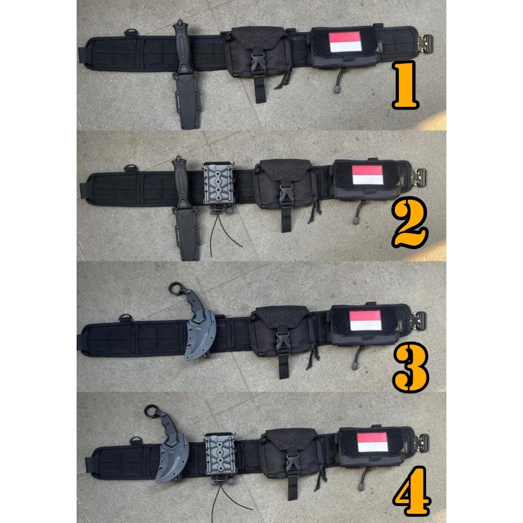 Kopel Set Tactical Tni Lengkap Model Terbaru/Kopel Tactical