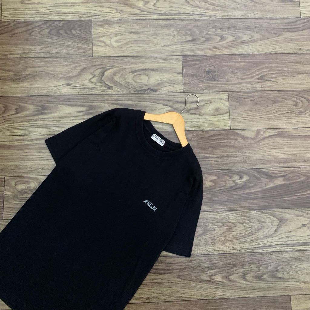 Kaos KANGOL Branded Dark Black Tee TShirt