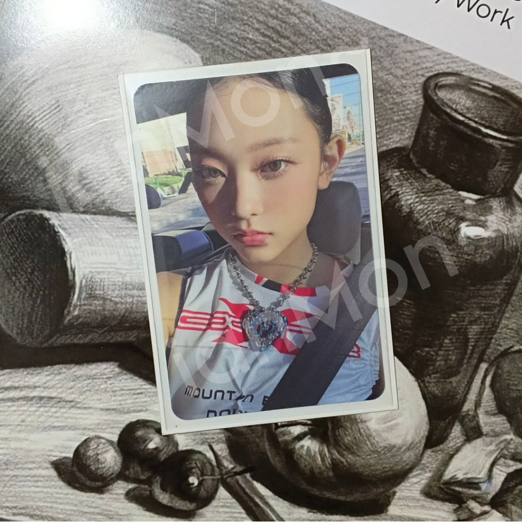 PHOTOCARD HAERIN NEWJEANS SUPER SHY BROADCAST GET UP