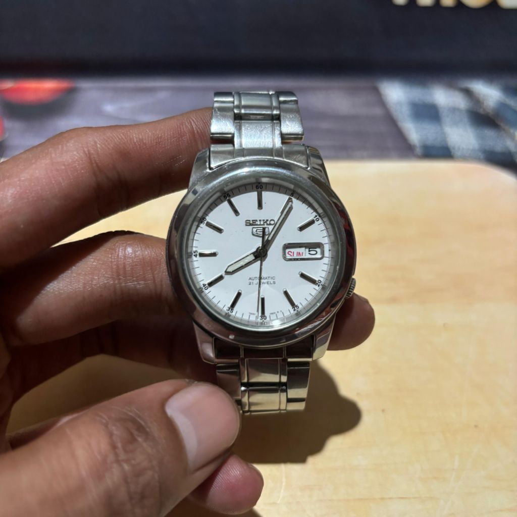 Jam Tangan Seiko 5 Automatic SNKE49 SNKE49K1 7S26-02W0 Second Condition Mulusl