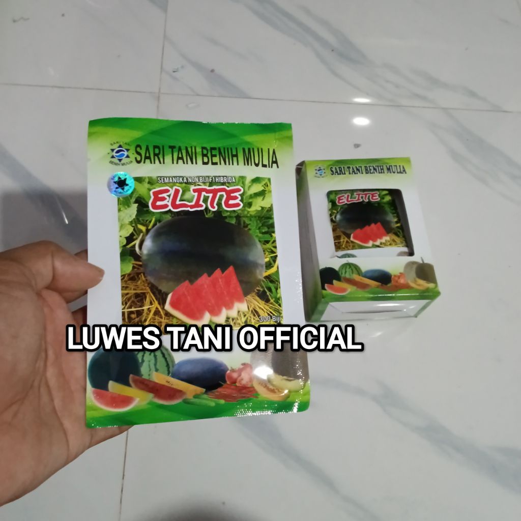 Benih Bibit Semangka Non biji Elite F1, Tipe OVAL lonjong : Mirip 99% JUVE, PRIME (Tanam Benih Ini B