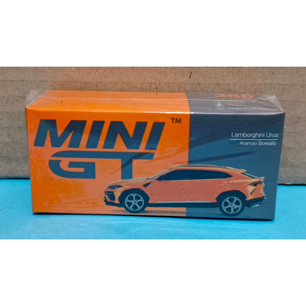 Mini GT 360 Lamborghini Urus Arancio Borealis (Sealed)