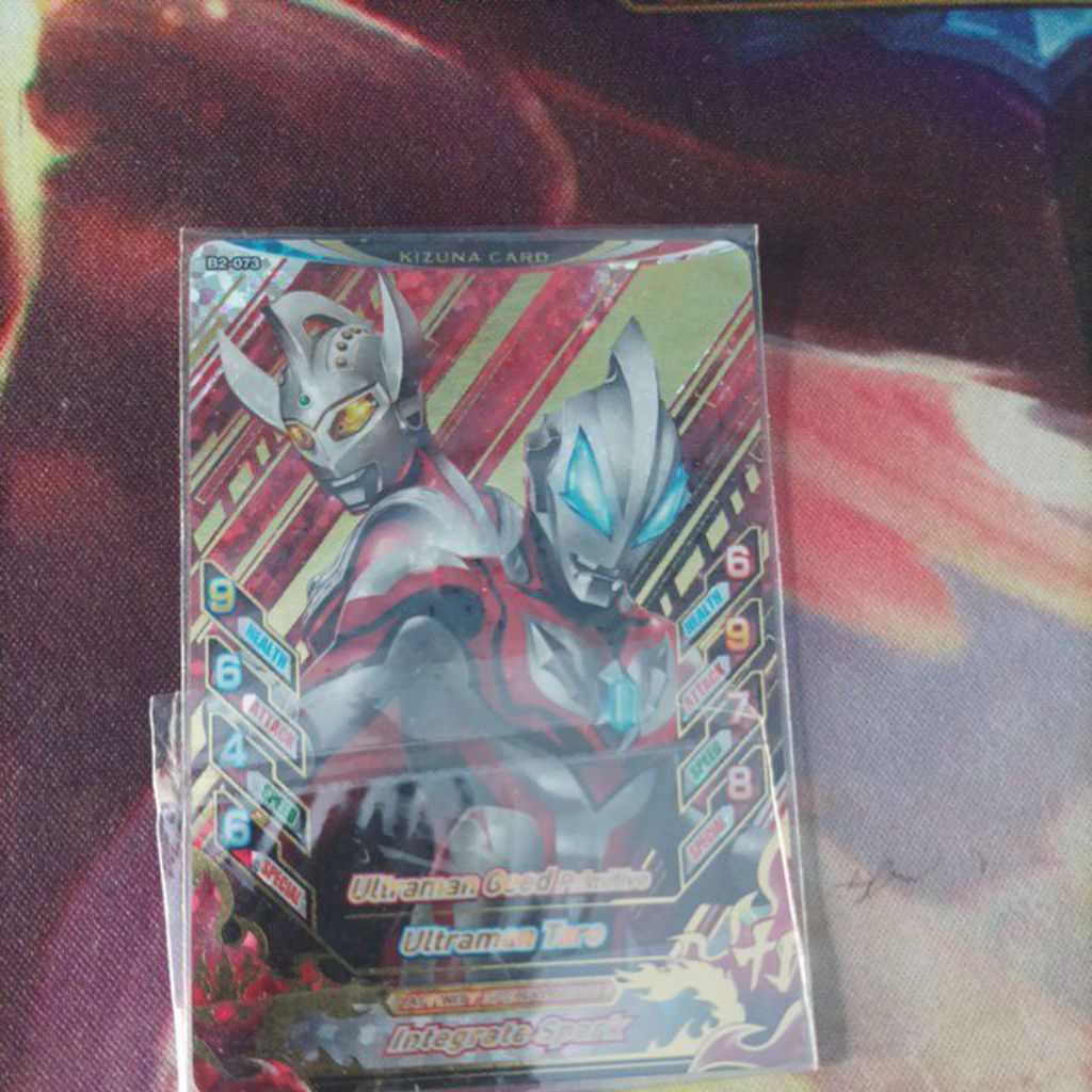 kizzuna card ultraman geed primitive dan ultraman taro