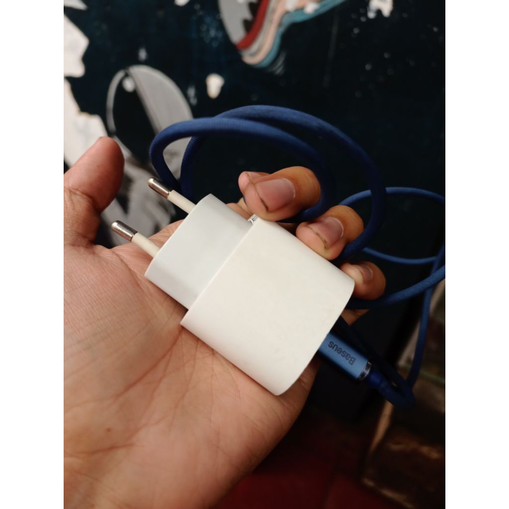 Charger Iphone 18w bawaan iphone 11 pro ibox
