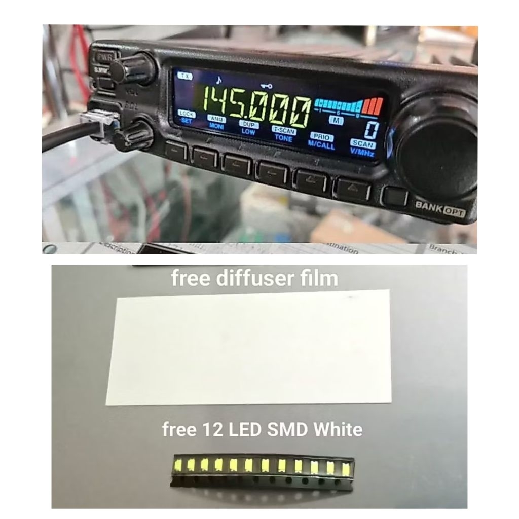 LCD icom 2200 full warna bergaransi