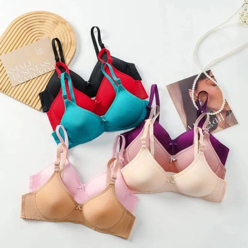PROMO  Bra Wanita Dewasa Lusinan Tanpa Kawat Bra Kekinian bahan Katun Adem / Grosir Bra Lusinan term