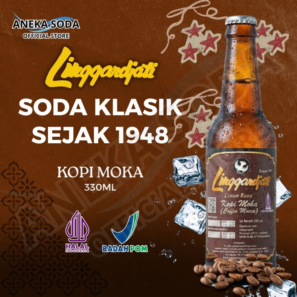 Limun Linggardjati Kopi Moka Jadul Halal 330 ml / Orson Linggar Jati