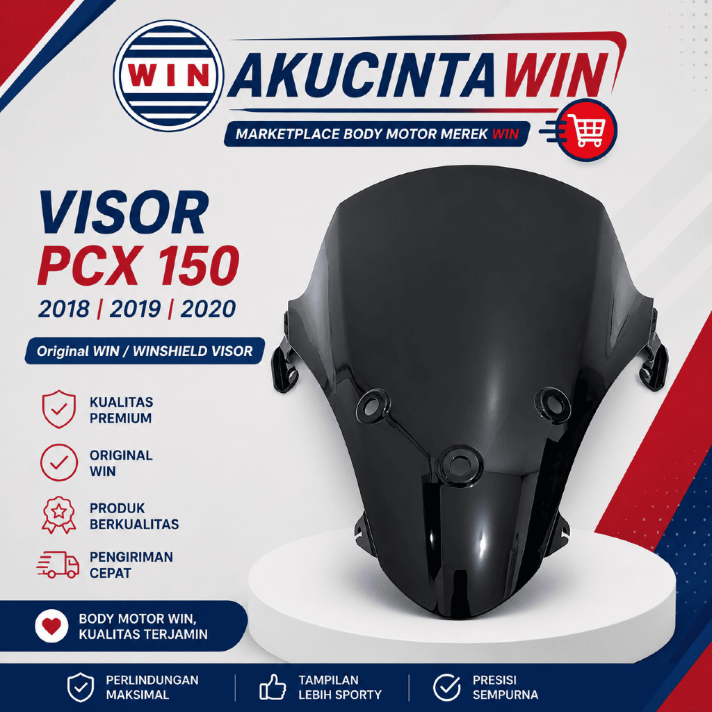 VISOR WINSHIELD PCX 150 2018 2019 2020Original WIN / VISOR WIN