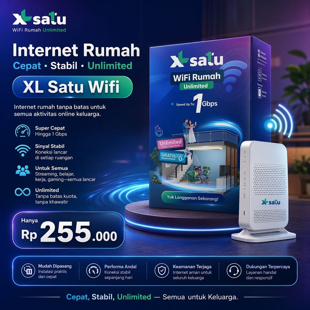Wifi XL Satu 250 Mbps