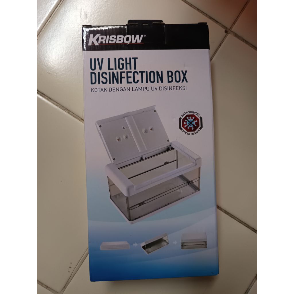 krisbow uv light disinfection box