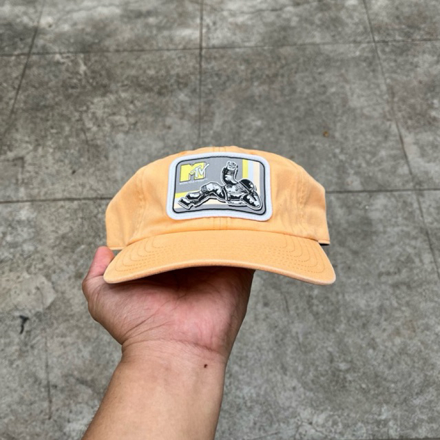 MTV Cap Strapback Patch One Size Cotton Logo Baseball Dad Hat Adjustable