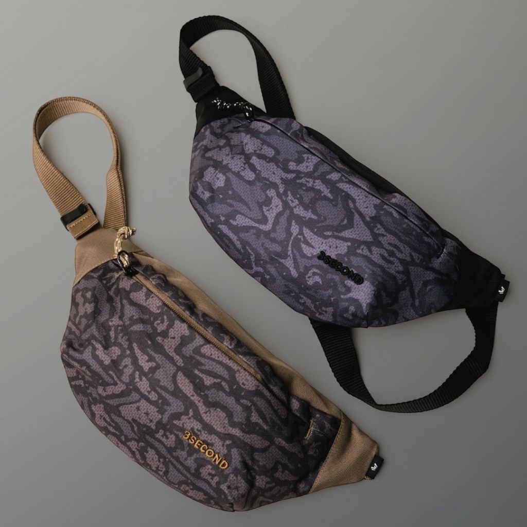 Tas Pria 3second Waist Bag Original
