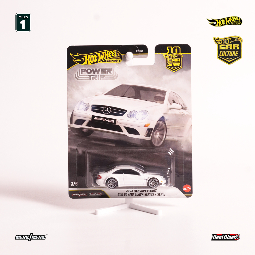 Hotwheels - 2008 Mercedes Benz CLK 63 AMG - Hotwheels Premium - Hotwheels Mercedes - Power Trip (FPY