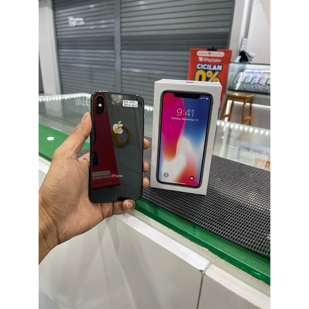iphone x 256gb second ibox PA/A fullset gratis TG,case