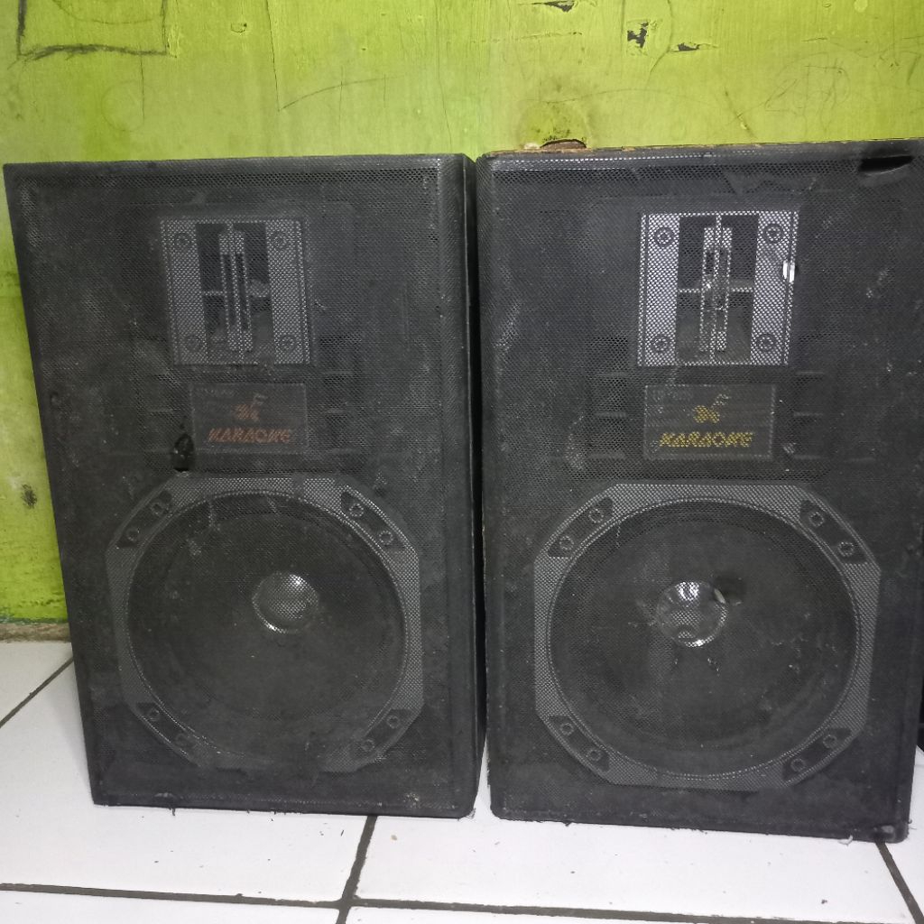 ( Batilas ) Speaker pasif original TENS Karaoker 6 inch box kayu tanpa head power amplifier