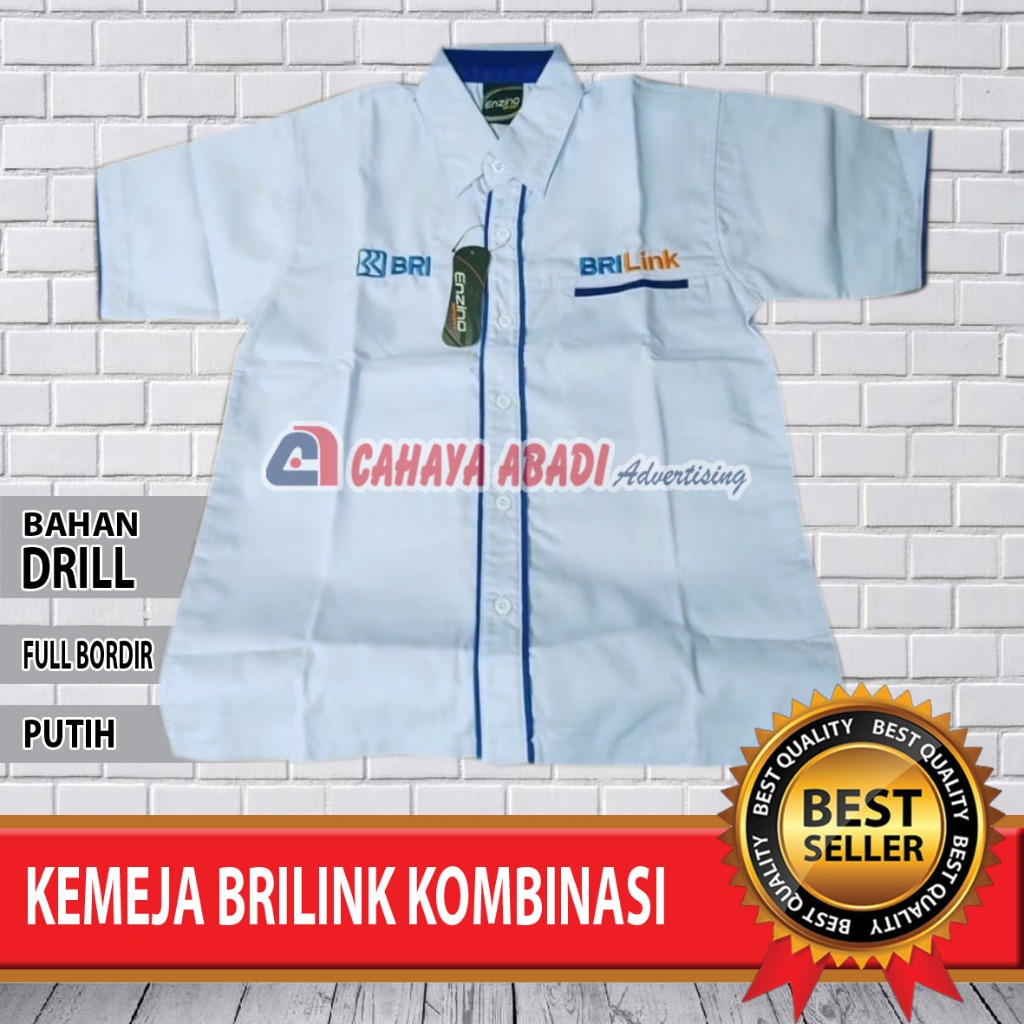 Kemeja BRI BRILINK Baju BRI BRILINK Seragam BRI BRILINK
