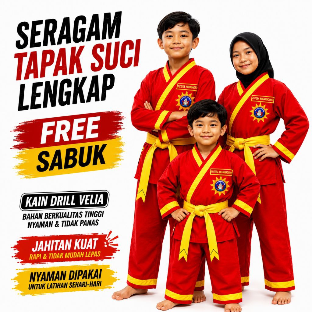 Baju seragam Tapak suci Putra Muhamadiyah