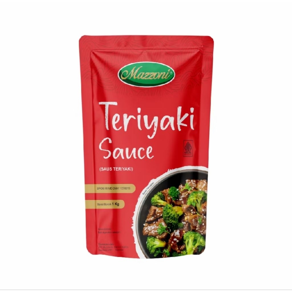 Mazzoni Saus Teriyaki 1 KG / Saus Teriyaki