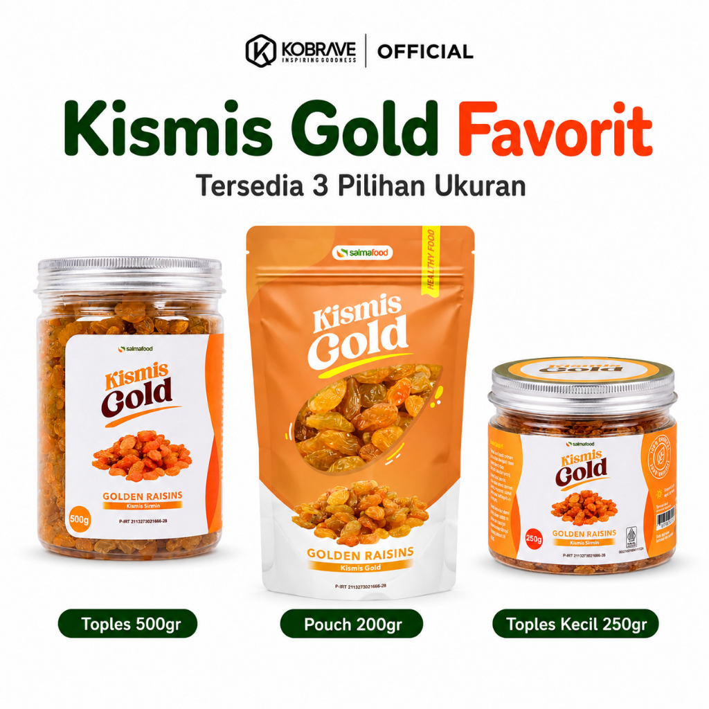 Kismis Arab 1kg Premium Kismis Golden Raisins 1kg Cemilan Sehat By Salmafood