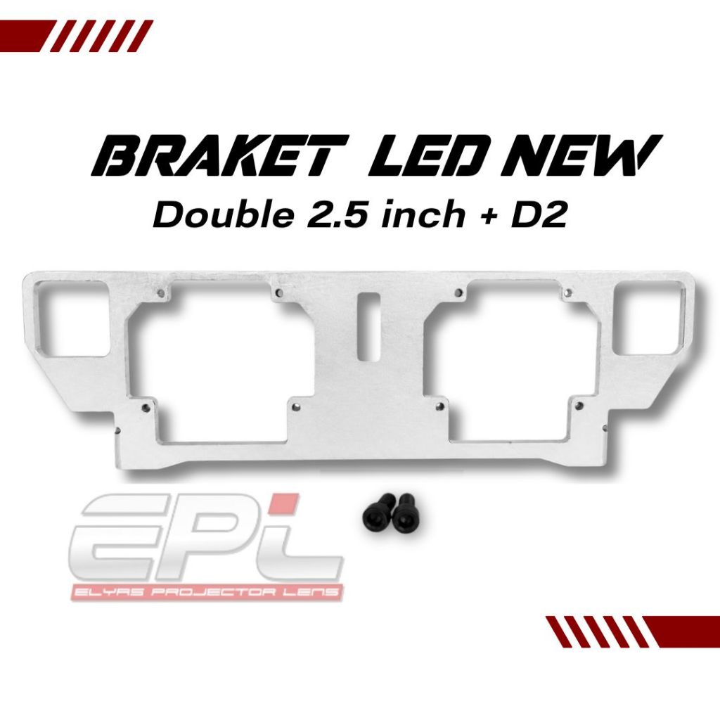Braket Breket Proji Vario GEN 3 2.5inch aes vahid vinyx beebot vario 125 150 LED NEW GEN3 - R