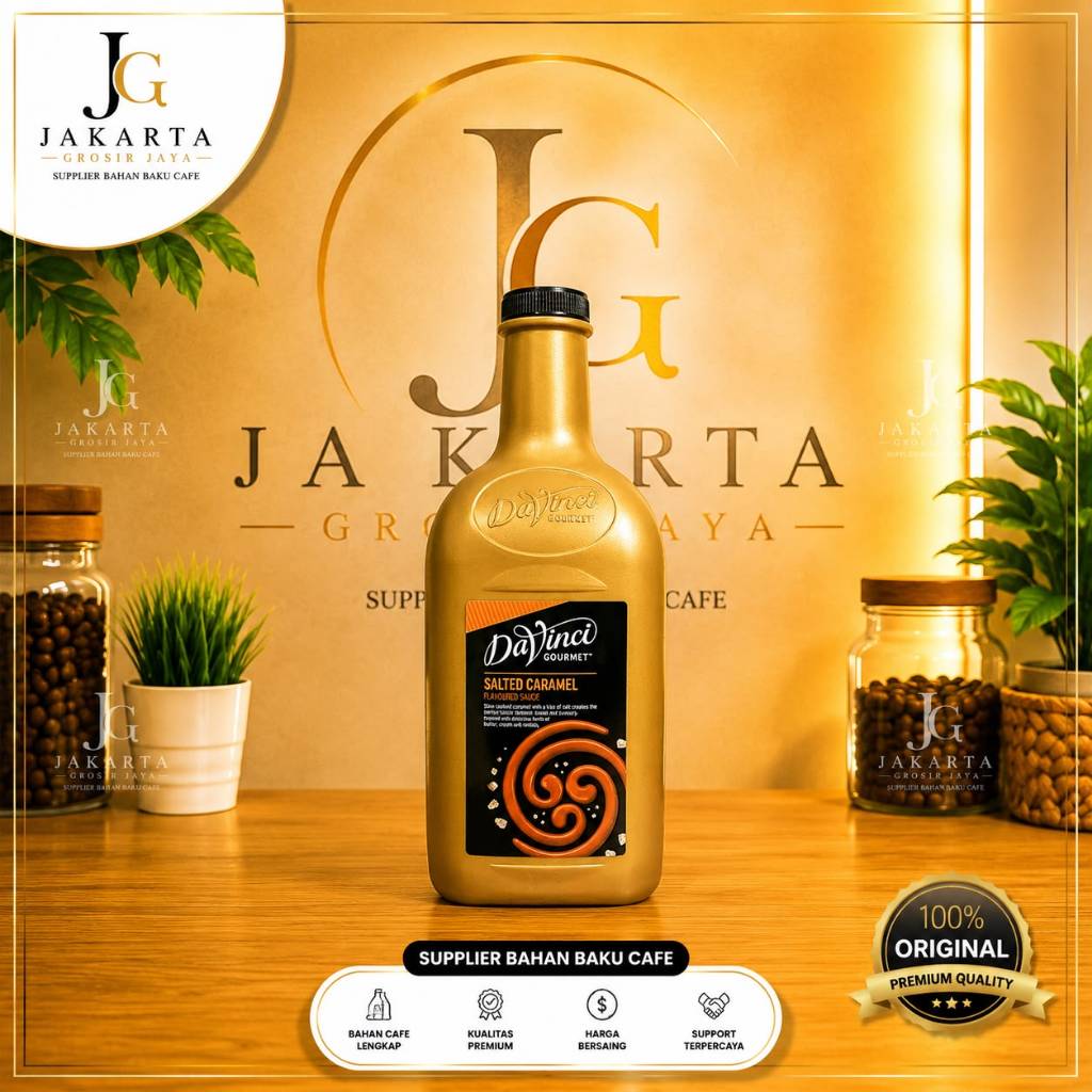 DaVinci Salted Caramel Sauce 2L - Saus Karamel Asin DaVinci 2L